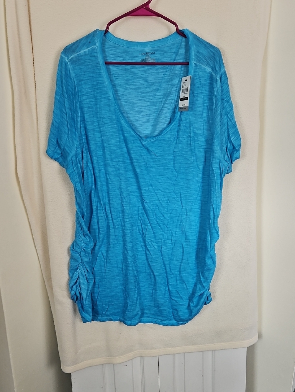 Lane Bryant Turquoise Blue V-Neck Tunic